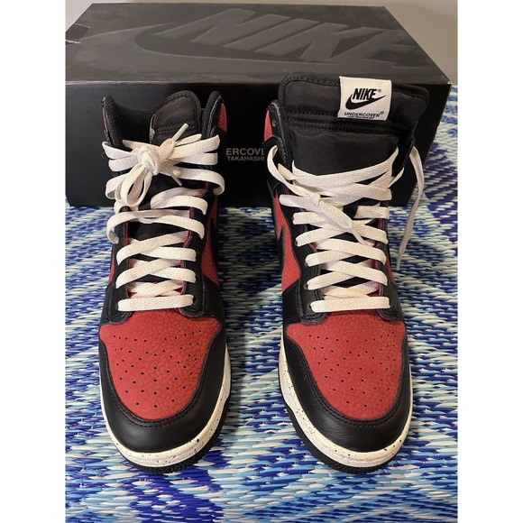 Nike Dunk High 1985 x Undercover UBA 2021 Men’s Size 8.5 DD9401 600 Gym Red NEW - Picture 3 of 8